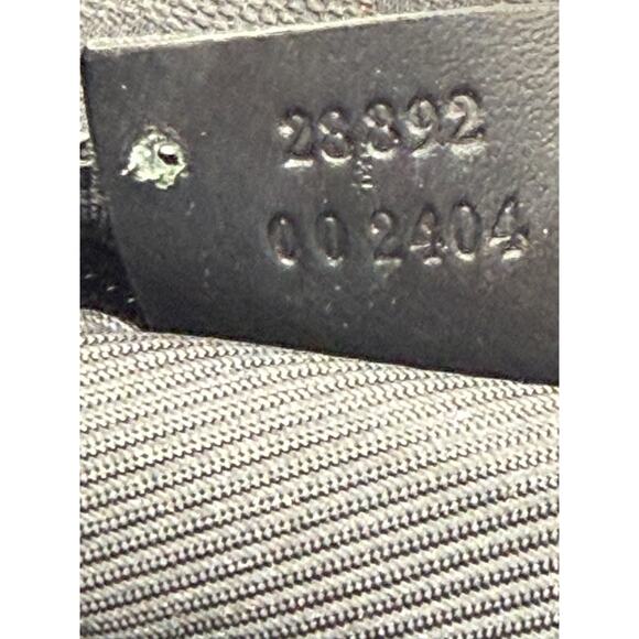 GUCCI Black Guccissima Monogram Nylon Tote Bag with leather*COA included - Picture 7 of 16